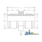 A & I Products Straight Union JIC Male- JIC Male, 2 pk 1.75" x4" x1.75" A-2403-05-05 - alternate 1